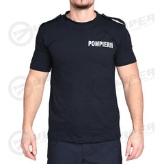 Tricou Bleumarin-AIR- Black Iris Pompierii (100% Bumbac)