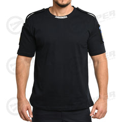 Tricou Bleumarin Black Iris - AIR- Jandarmeria (100% Bumbac, inscriptionat la baza gatului)