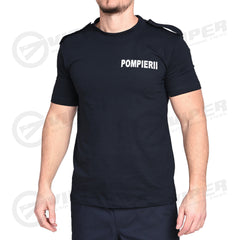 Tricou Bleumarin-AIR- Black Iris Pompierii (100% Bumbac)