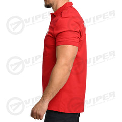 Tricou Polo Rosu SMURD (100% Bumbac)