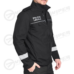 Scurta de vant 1 Politia Locala (Viper® Duty Softshell, Negru)