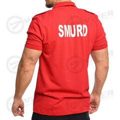 Tricou Polo Rosu SMURD (100% Bumbac)