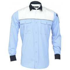 Camasa Alb/Bleu/Bleumarin (dama, maneca lunga)