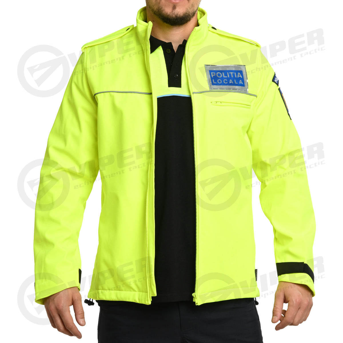 Geaca Viper® Duty Softshell Politia Locala (Hi-Vis)