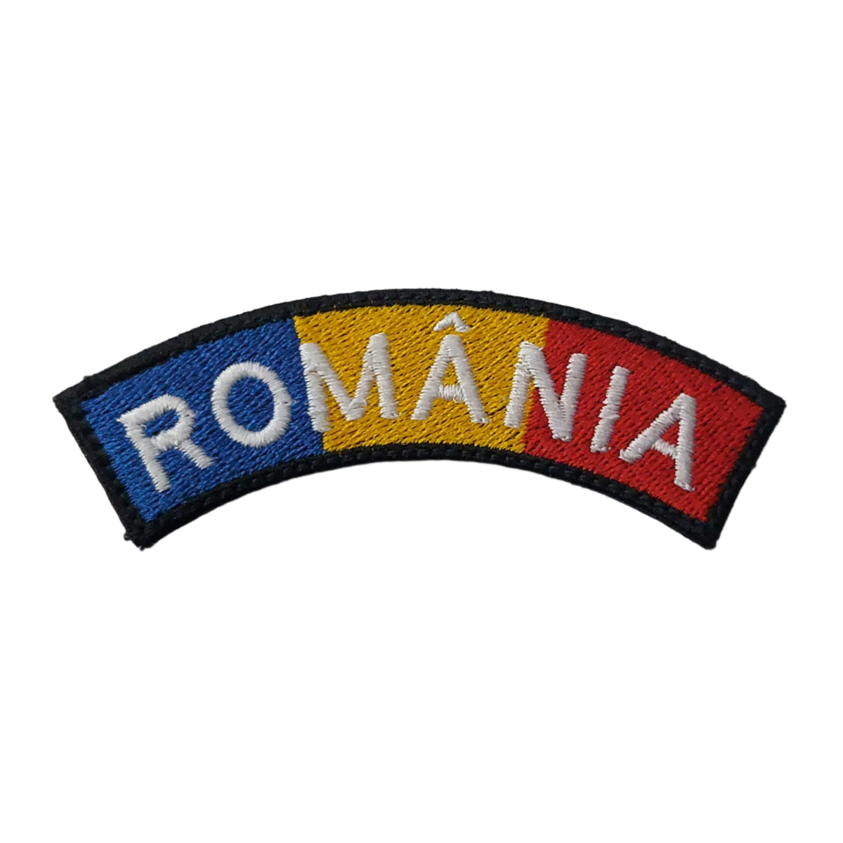 Ecuson brodat semicerc ROMANIA