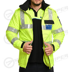 Scurta Hi-Vis Politia Locala (cu mesada detasabila)