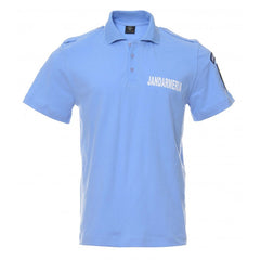 TACTICA - Blue gendarmerie polo shirt - 50 cotton/50 polyester - with emblem 