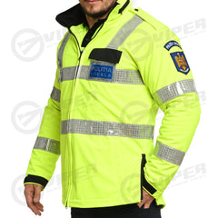 Scurta Hi-Vis Politia Locala (cu mesada detasabila)