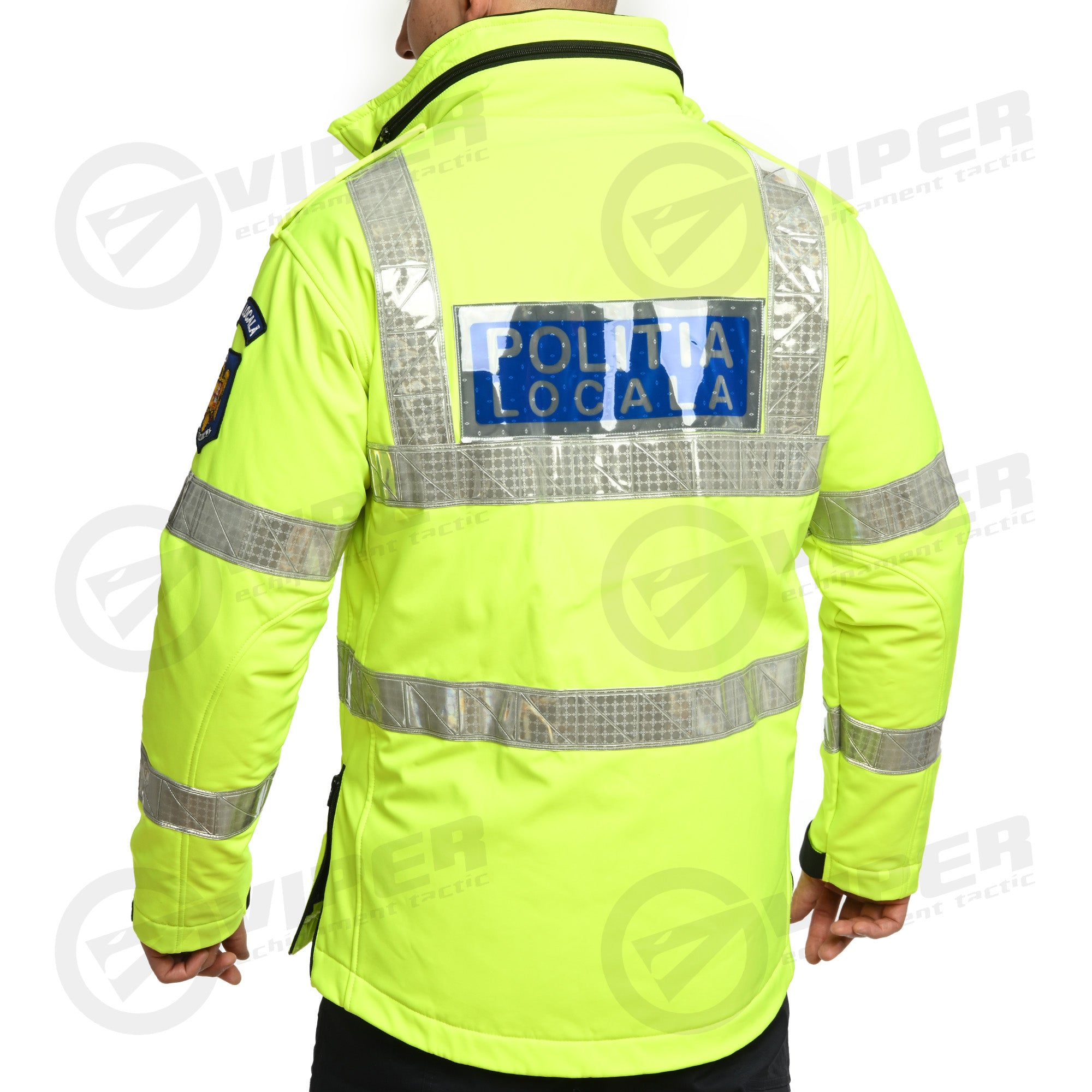 Scurta Hi-Vis Politia Locala (cu mesada detasabila)