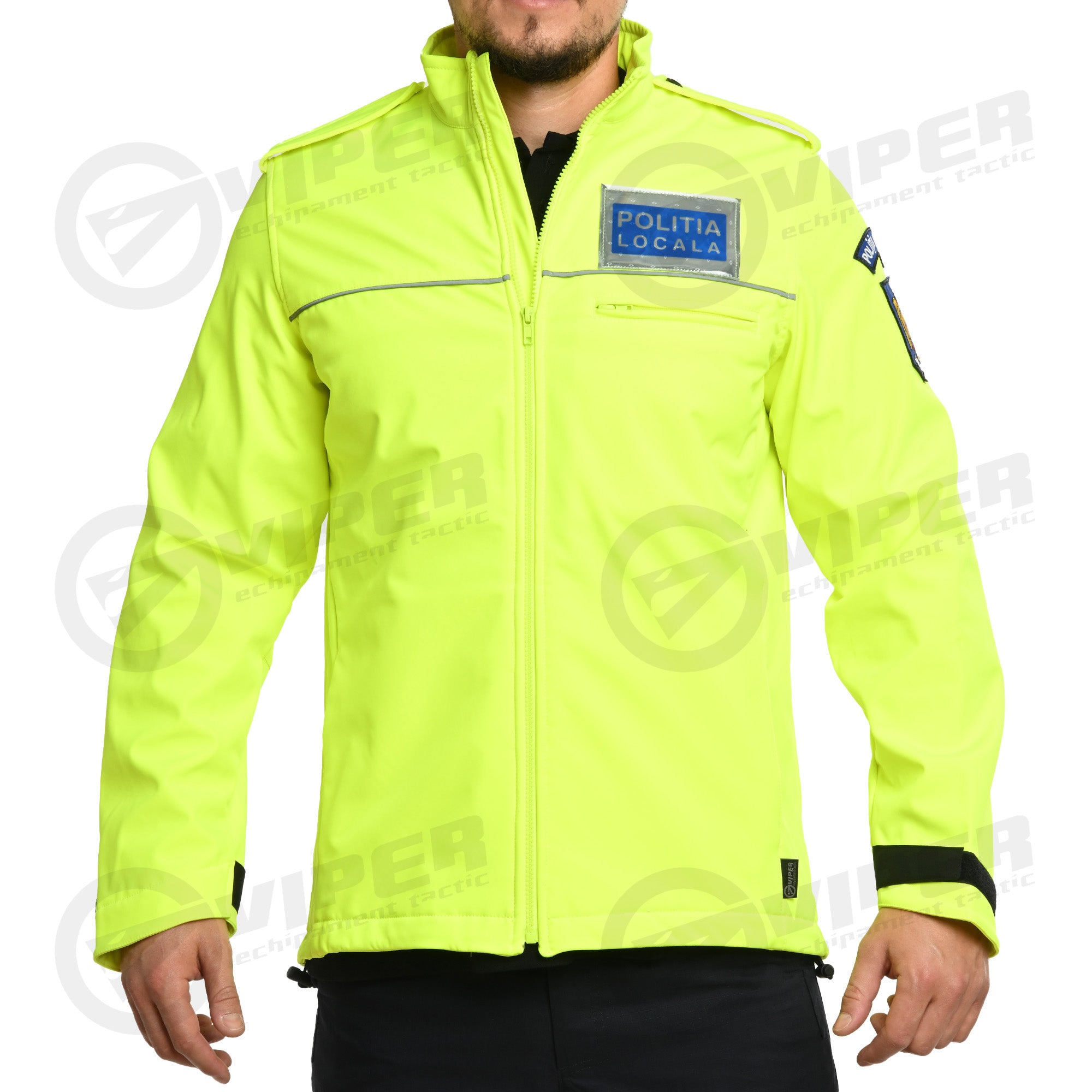 Geaca Viper® Duty Softshell Politia Locala (Hi-Vis)