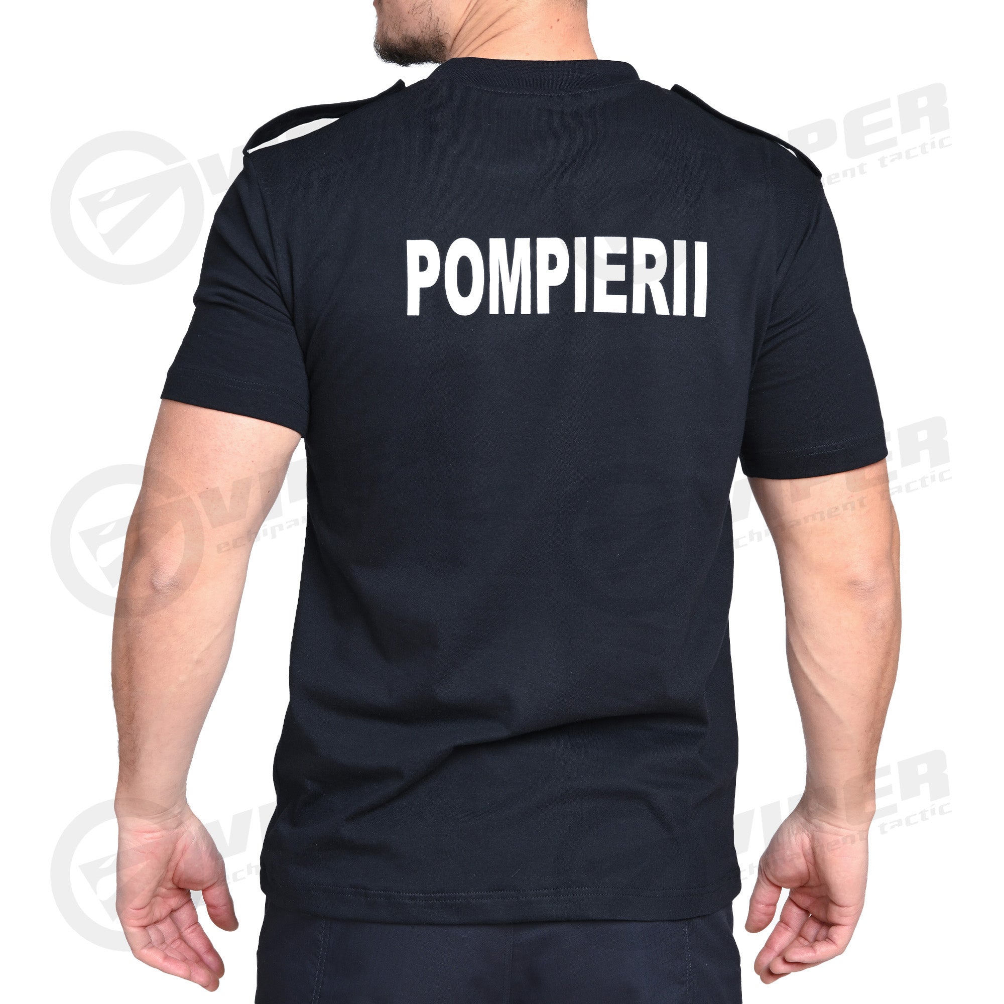 Tricou Bleumarin Pompierii (100% Bumbac)