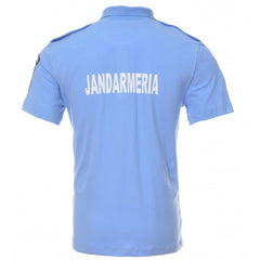 TACTICA - Tricou polo jandarmeria bleu- 50 bumbac/50 poliester - cu emblema
