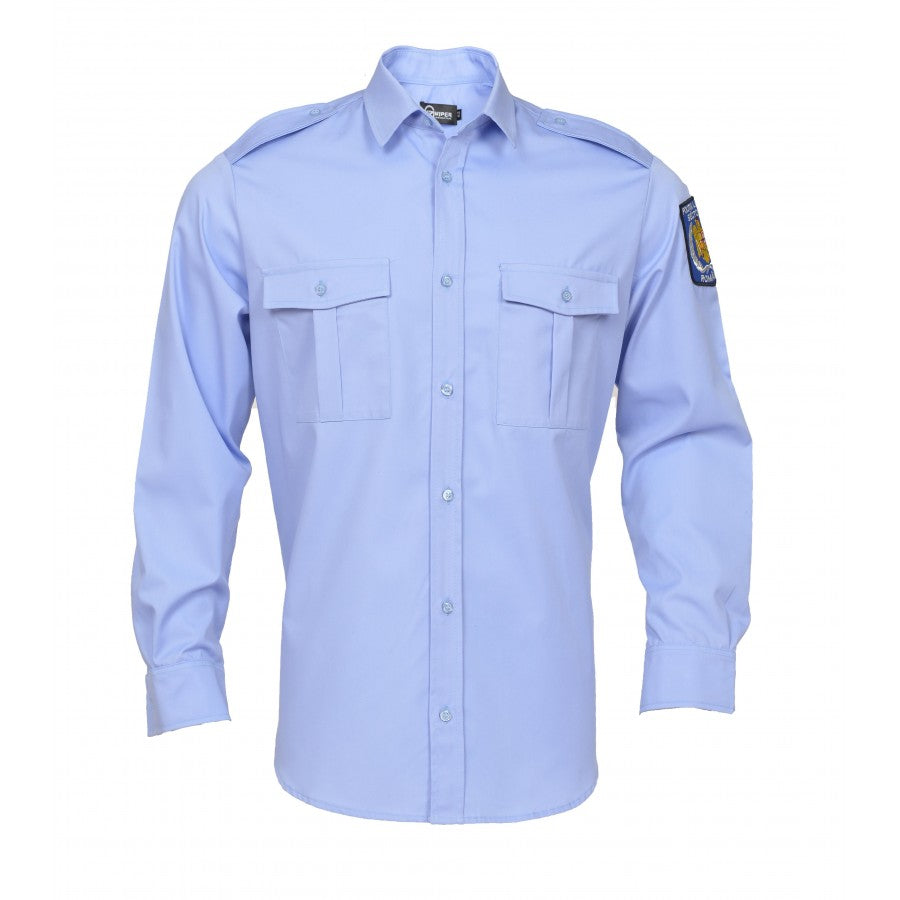 Blouse shirt - long sleeve - Local Police - men (blue) 