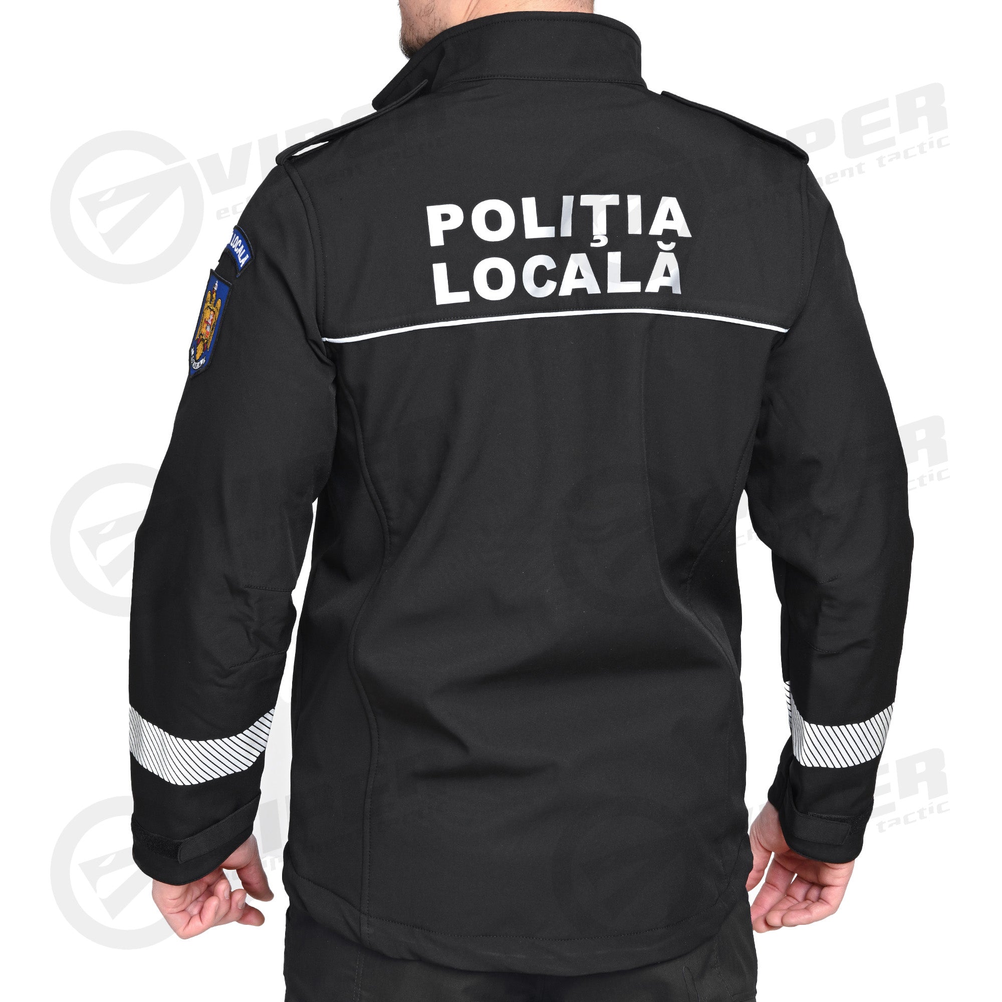 Scurta 1 Politia Locala (Viper® Duty Softshell, Negru, cu mesada detasabila)