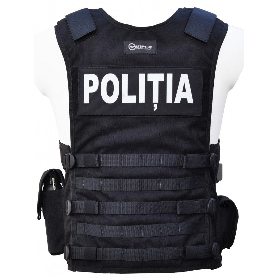 Cordura vest with Glock holster 