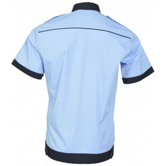 Camasa bluza cu banda - maneca scurta - Politia locala - barbati (bleu/bleumarin)