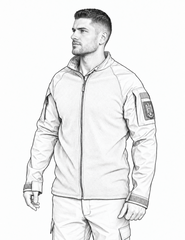 Bluză Tactică GEN 2 - de iarna (polar fleece/softshell)