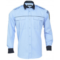 Long sleeve shirt - Local Police - men (blue/navy blue) 