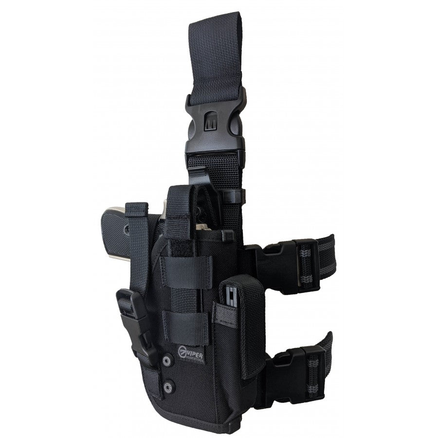Tactical holster with retention 